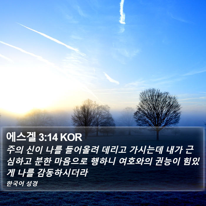 에스겔 3:14 KOR Bible Study