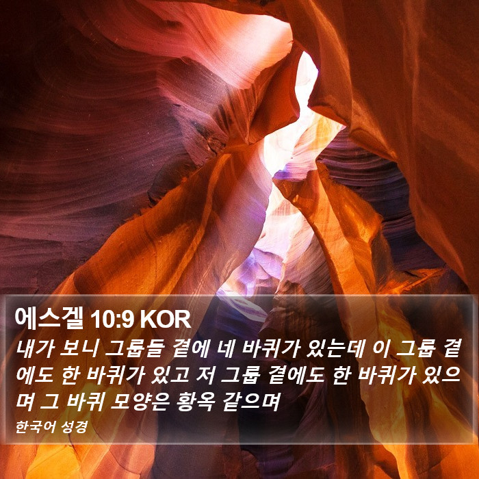 에스겔 10:9 KOR Bible Study