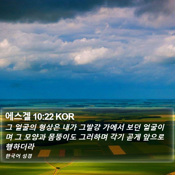 에스겔 10:22 KOR Bible Study