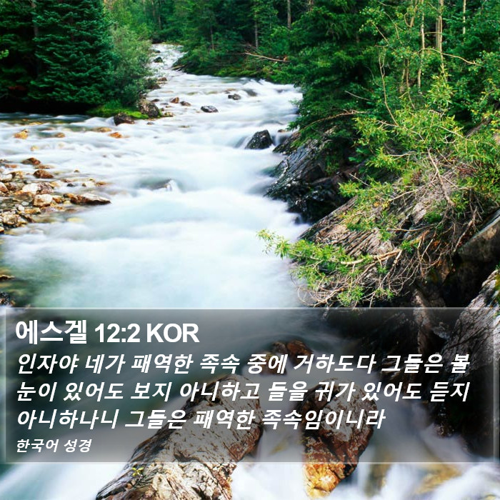 에스겔 12:2 KOR Bible Study