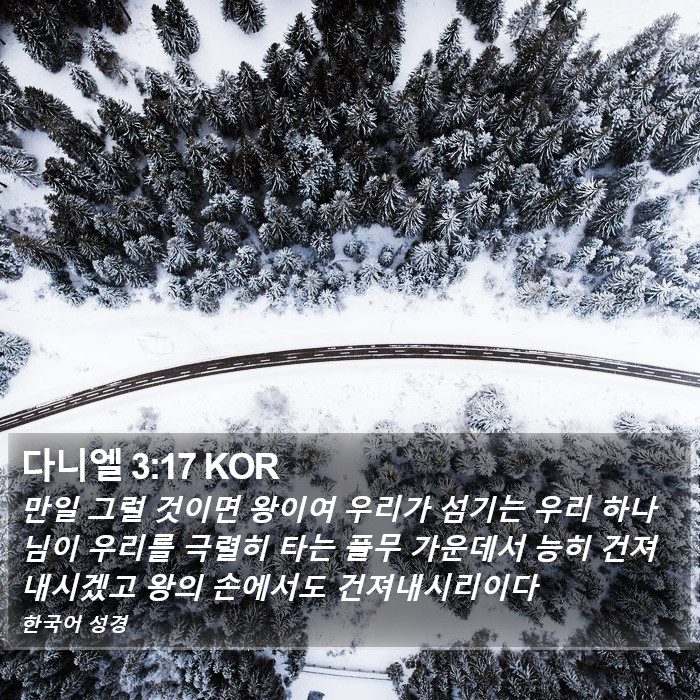 다니엘 3:17 KOR Bible Study