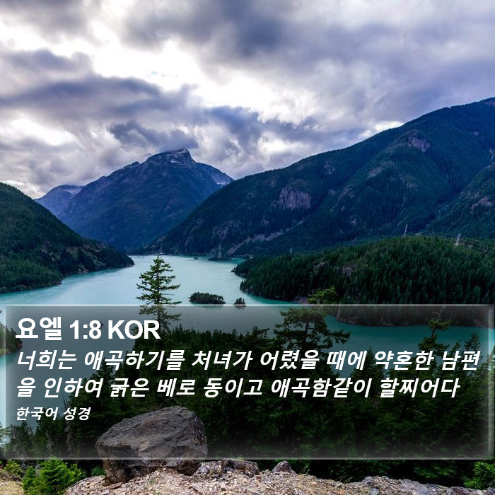 요엘 1:8 KOR Bible Study