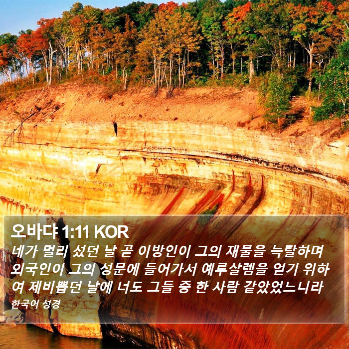 오바댜 1:11 KOR Bible Study