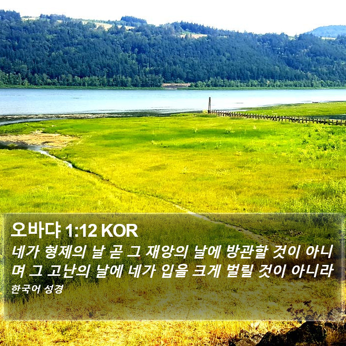 오바댜 1:12 KOR Bible Study