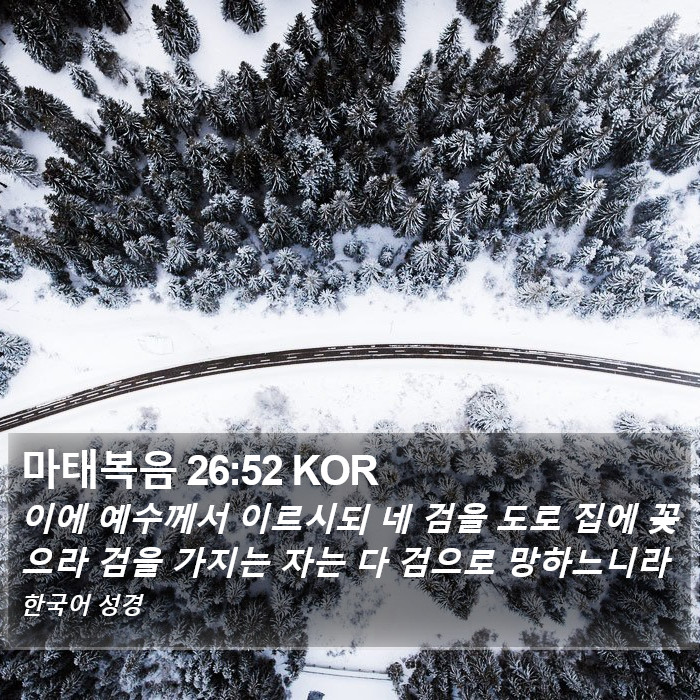 마태복음 26:52 KOR Bible Study