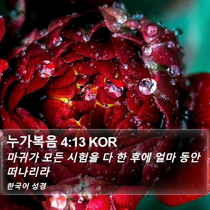 누가복음 4:13 KOR Bible Study