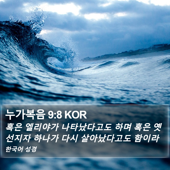 누가복음 9:8 KOR Bible Study