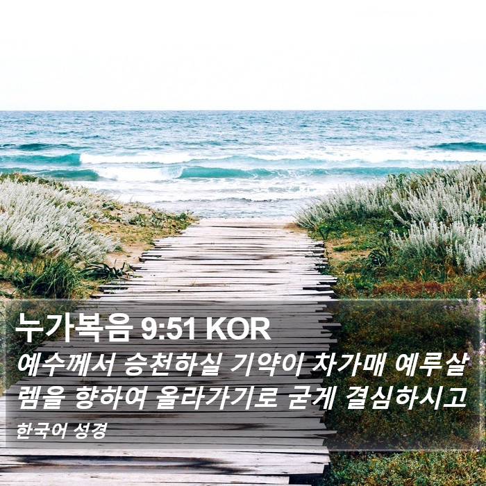 누가복음 9:51 KOR Bible Study