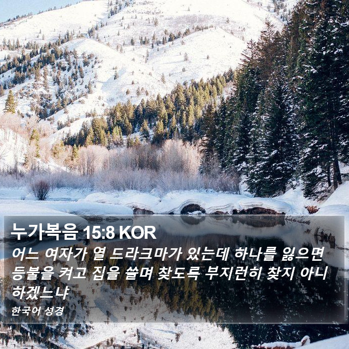 누가복음 15:8 KOR Bible Study