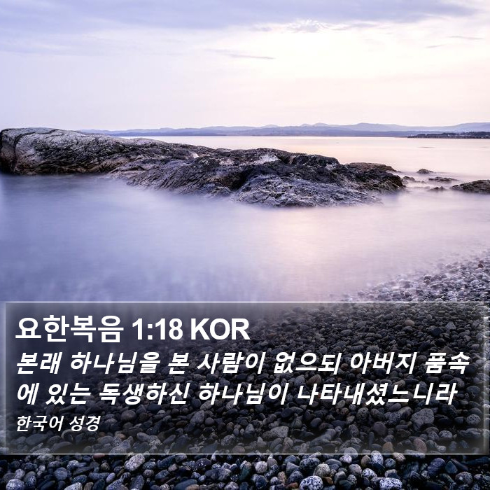 요한복음 1:18 KOR Bible Study