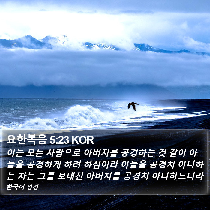 요한복음 5:23 KOR Bible Study