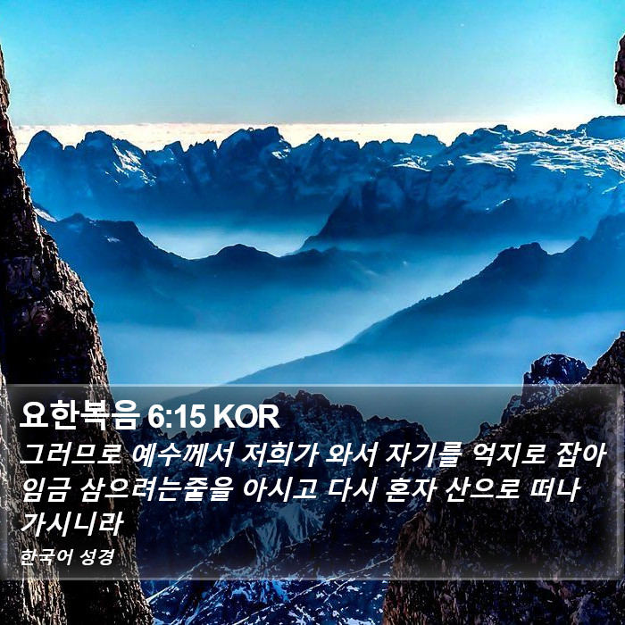 요한복음 6:15 KOR Bible Study