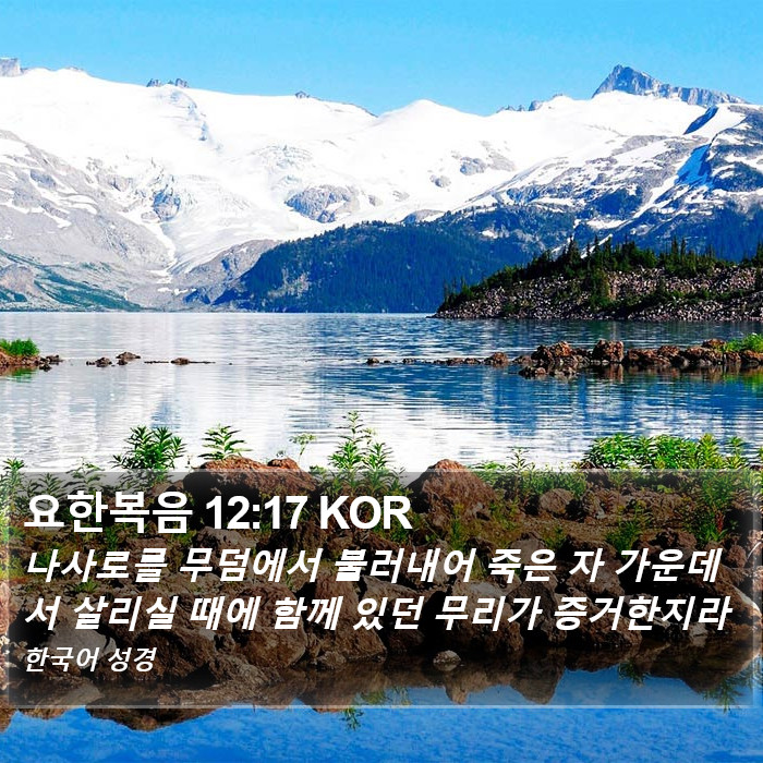 요한복음 12:17 KOR Bible Study