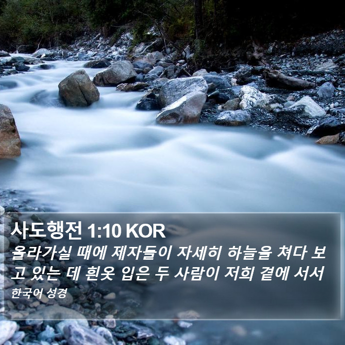 사도행전 1:10 KOR Bible Study