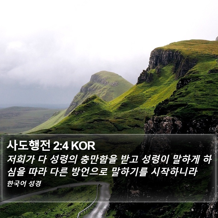 사도행전 2:4 KOR Bible Study