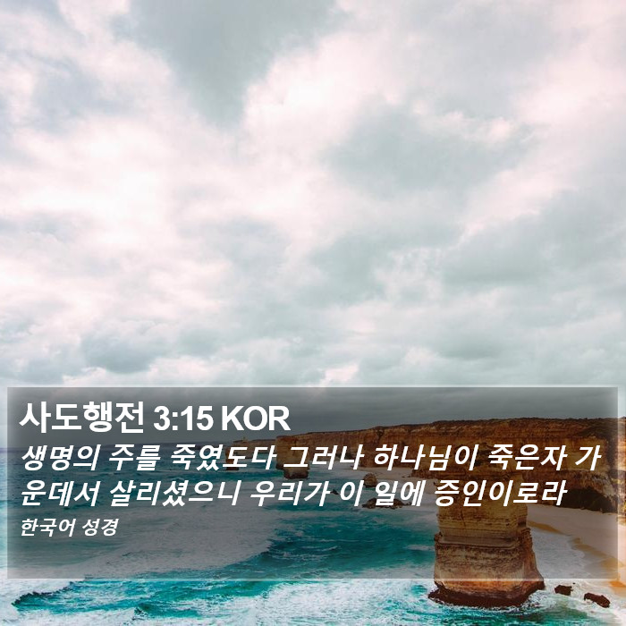 사도행전 3:15 KOR Bible Study