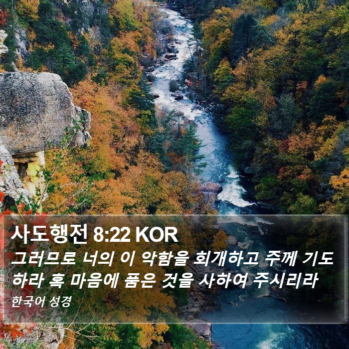 사도행전 8:22 KOR Bible Study