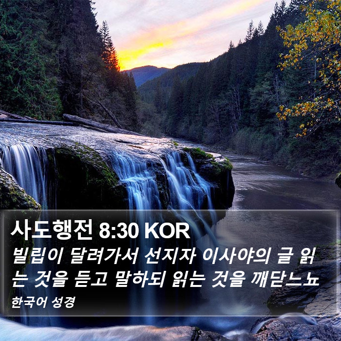 사도행전 8:30 KOR Bible Study