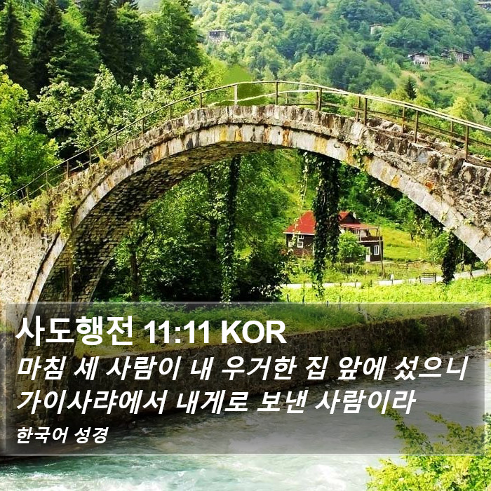 사도행전 11:11 KOR Bible Study