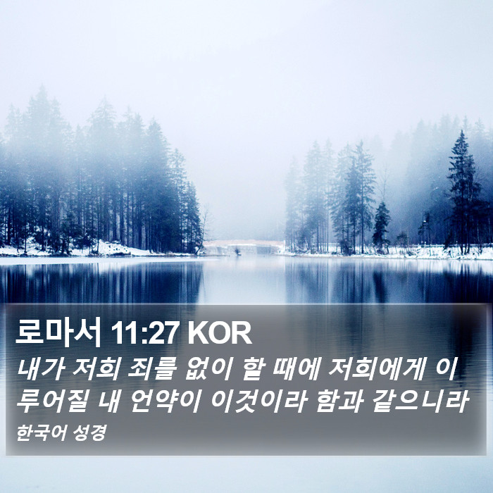 로마서 11:27 KOR Bible Study