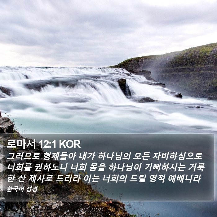 로마서 12:1 KOR Bible Study