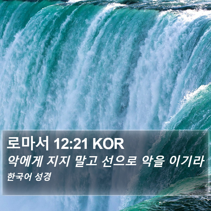 로마서 12:21 KOR Bible Study