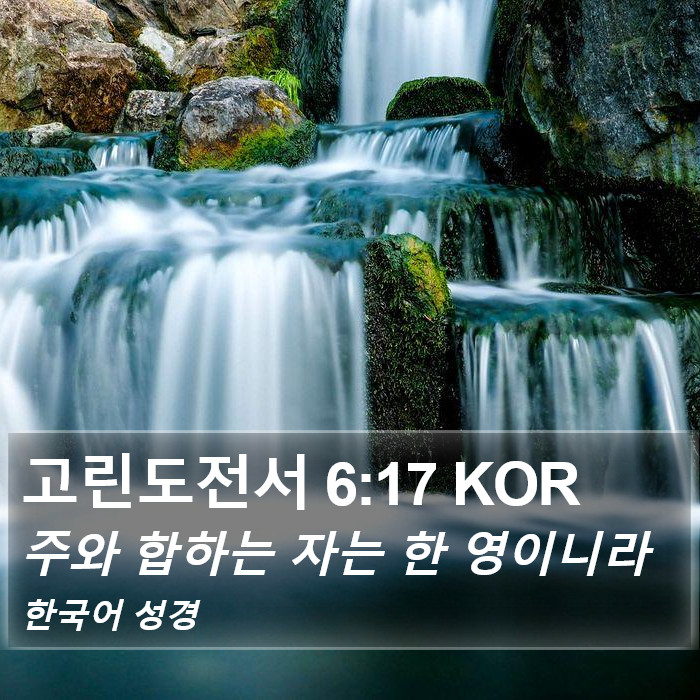 고린도전서 6:17 KOR Bible Study