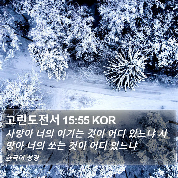 고린도전서 15:55 KOR Bible Study