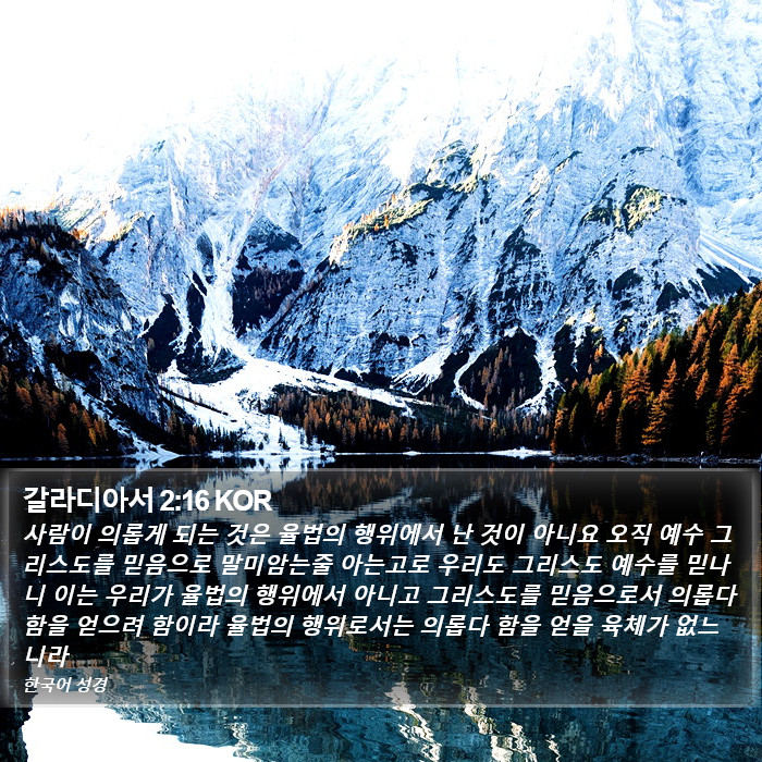 갈라디아서 2:16 KOR Bible Study