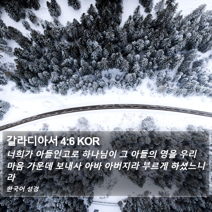 갈라디아서 4:6 KOR Bible Study