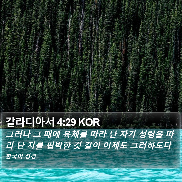 갈라디아서 4:29 KOR Bible Study