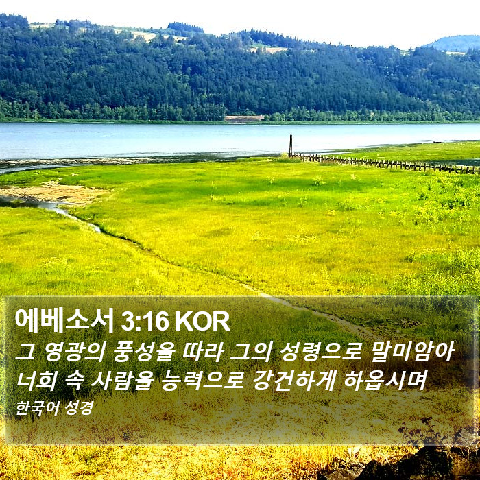 에베소서 3:16 KOR Bible Study