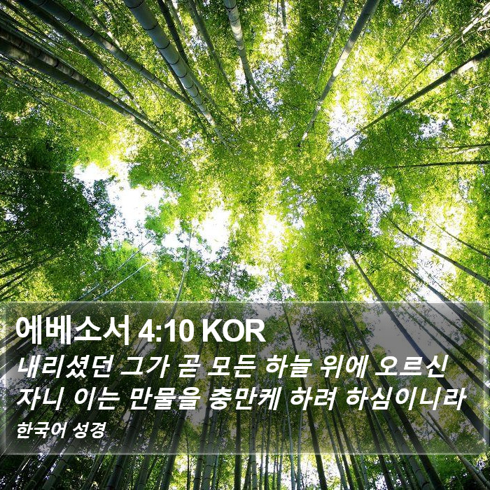 에베소서 4:10 KOR Bible Study
