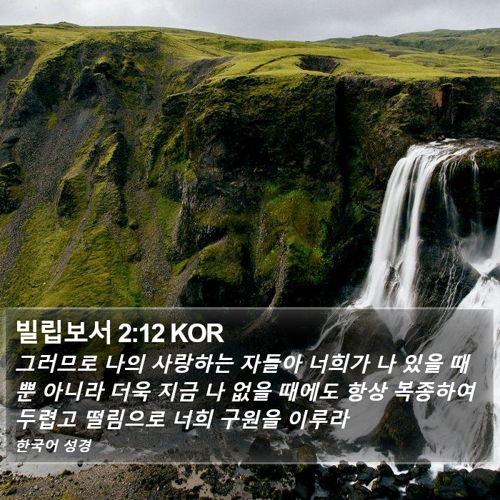 빌립보서 2:12 KOR Bible Study