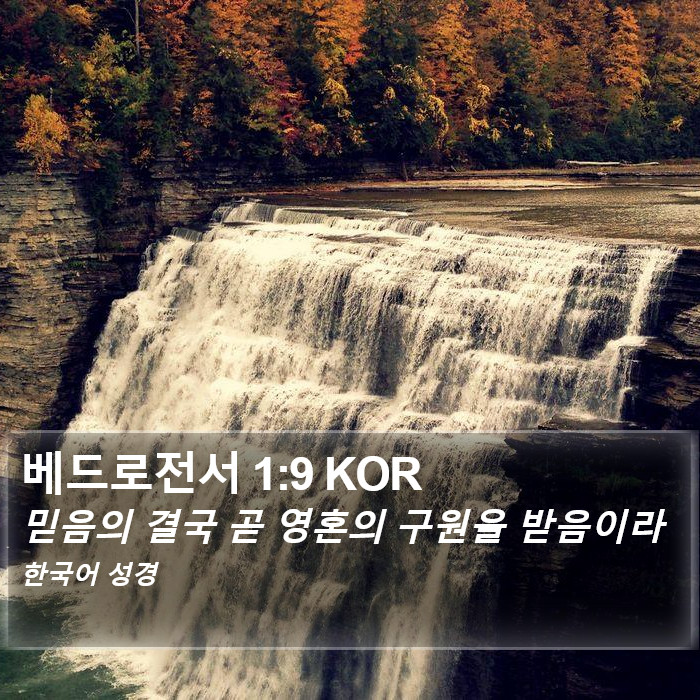 베드로전서 1:9 KOR Bible Study