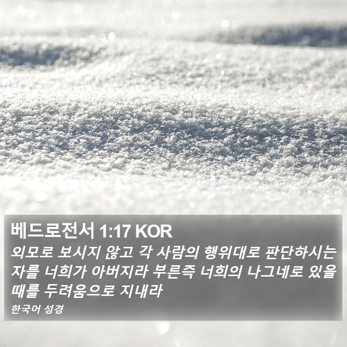 베드로전서 1:17 KOR Bible Study