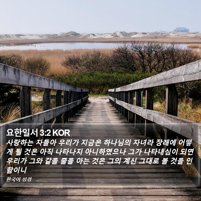 요한일서 3:2 KOR Bible Study