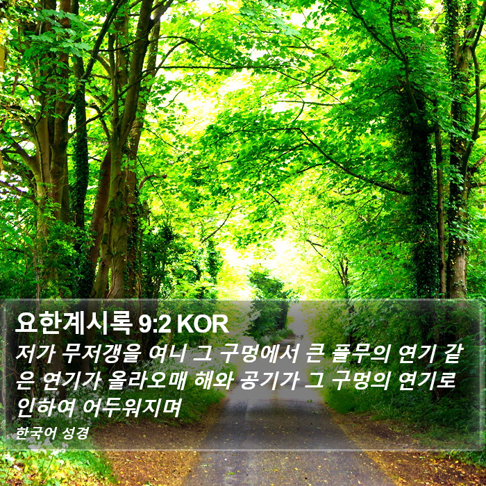 요한계시록 9:2 KOR Bible Study