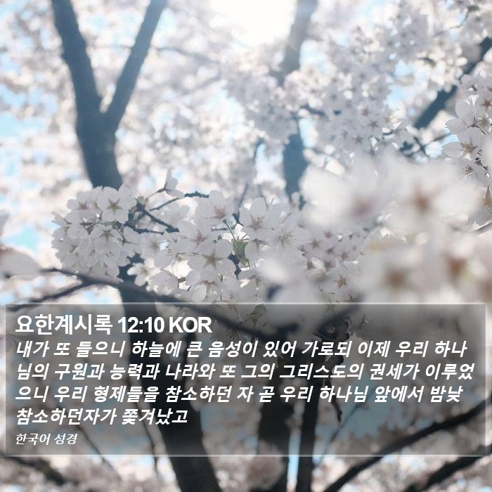 요한계시록 12:10 KOR Bible Study