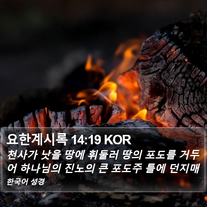 요한계시록 14:19 KOR Bible Study